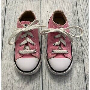 Pink Converse All Stars Little Girl Toddler Shoes, Size 8